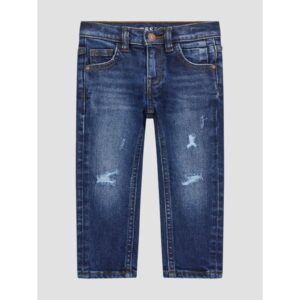 GUESS Jeans denim slim stretch vita elasticizzata strappi