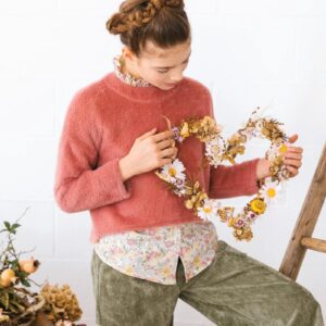 MAGIL Maglia soffice rosa girocollo fur MADE IN ITALY